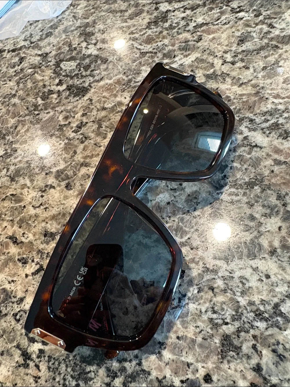 NWT MCM Havana Women’s Sunglasses with Crossbody Pouch Sunglasses